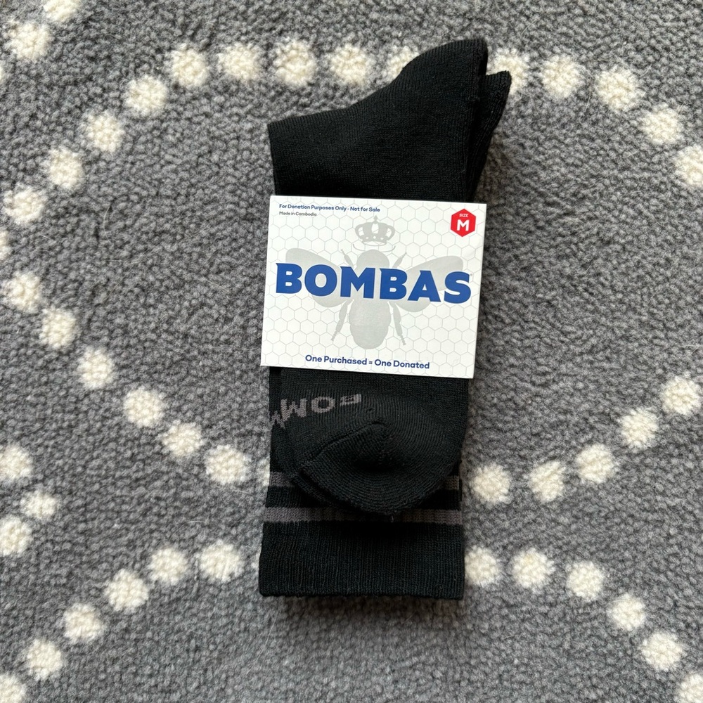 Bombas - Men's Black Socks - NEW!
